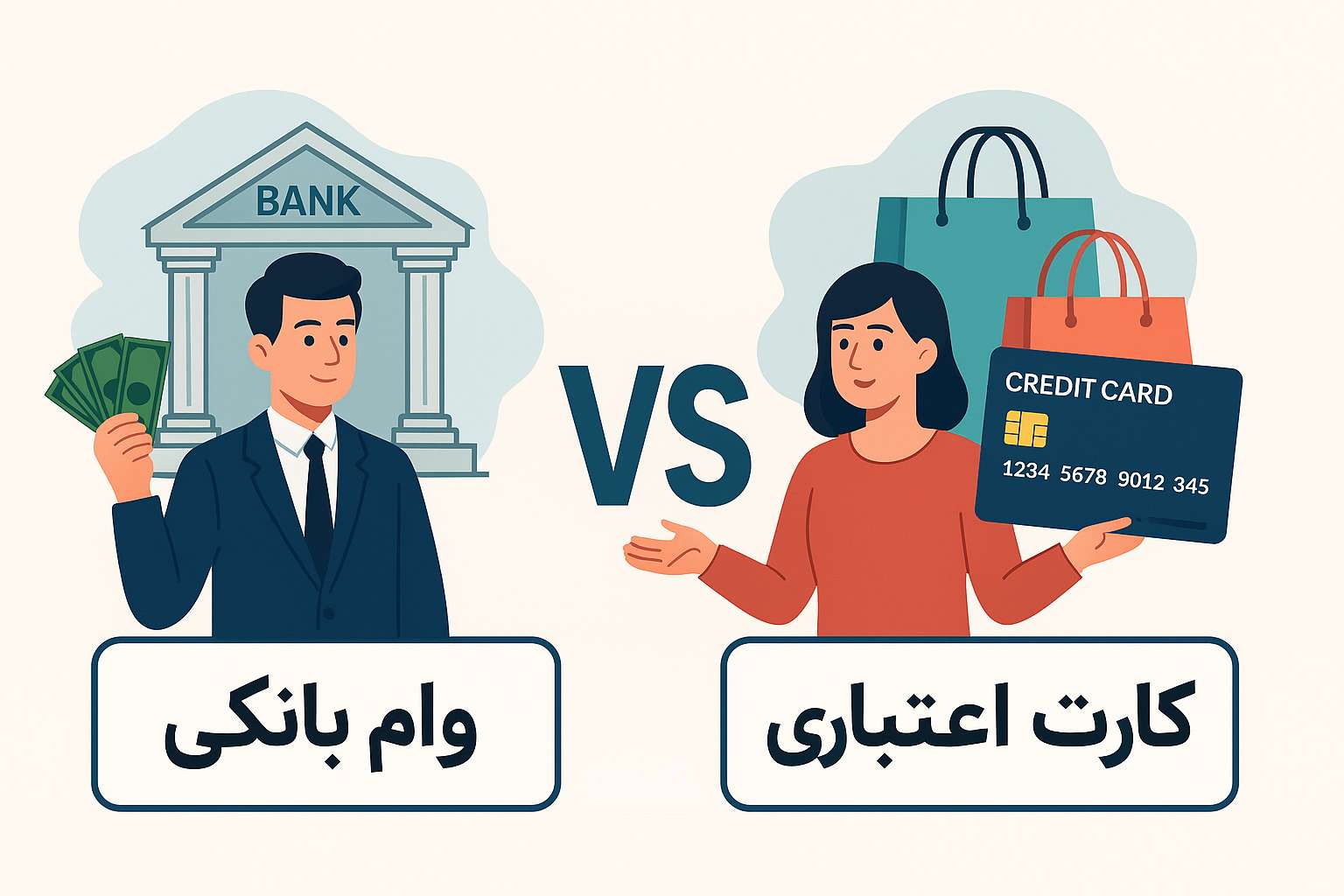 تفاوت وام بانکی و کارت اعتباری و آینده این خدمات در ایران